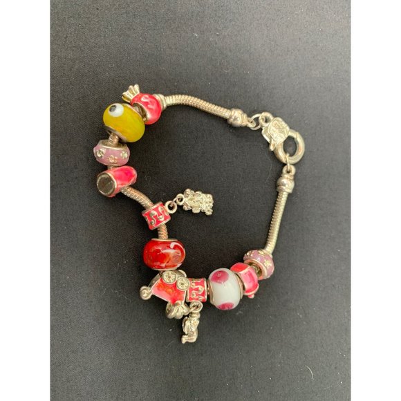 Charm Bracelet with Beads 8" Length - Picture 5 of 7